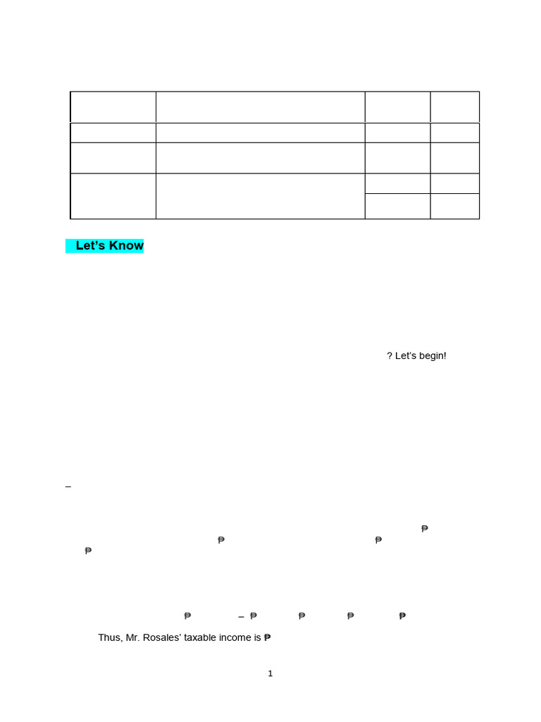 Q2 Business Mathematics 12 - Week 4.2 | PDF | Tax Deduction | Income