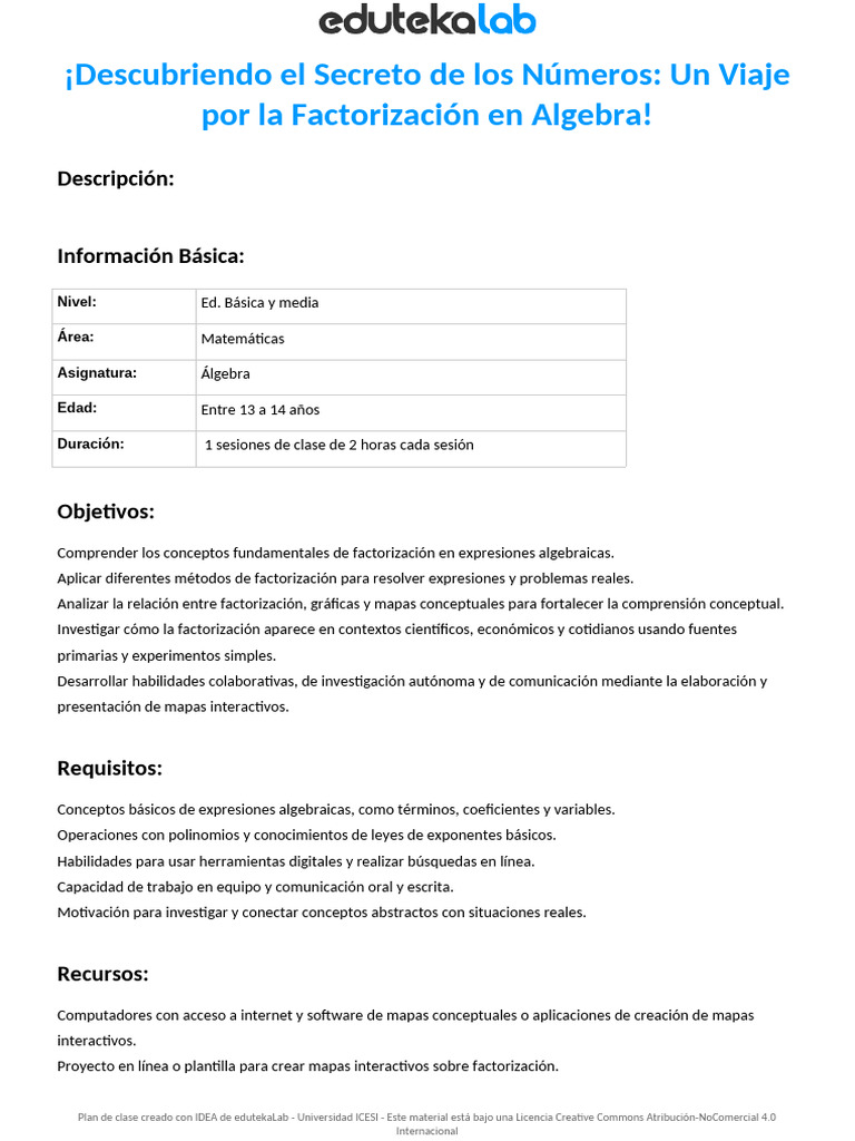 Descubriendo El Secreto de Los Nmeros Un Viaje Por La Factorizacin en ...