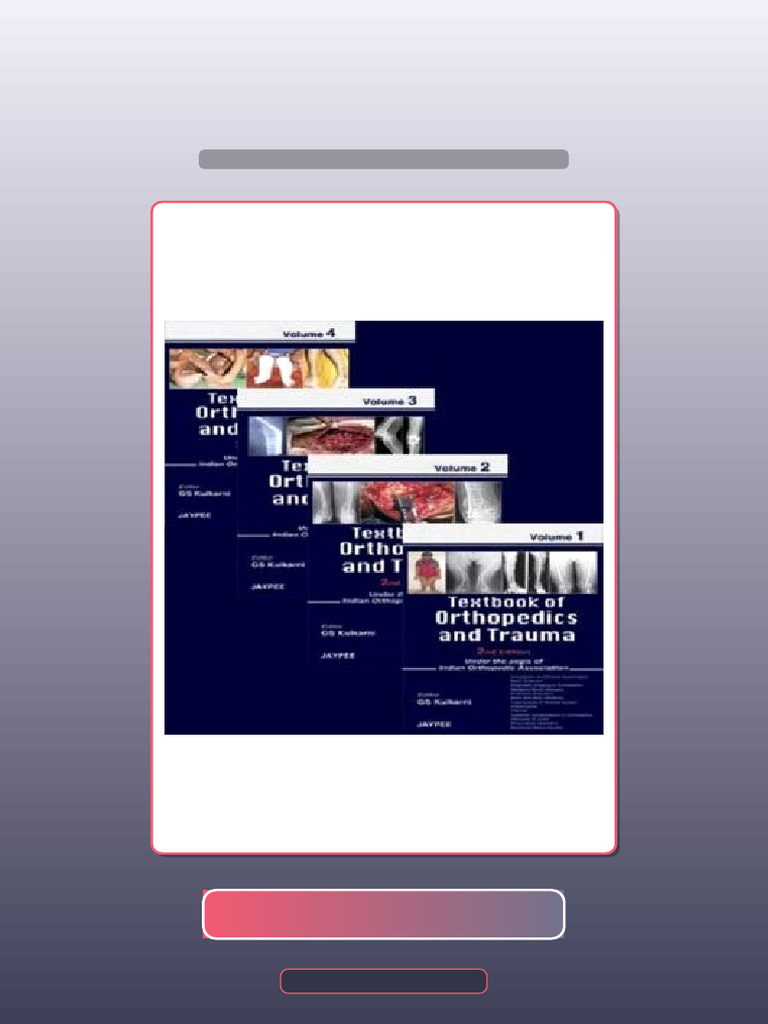 Textbook of Orthopaedics and Trauma 2e Ebook and TestBank Bundle Fast ...