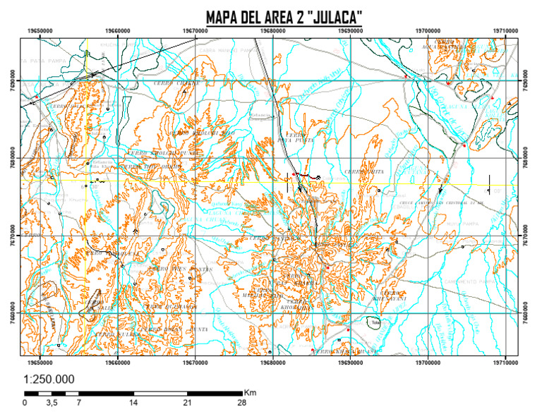 Mapa Del Area 2 - Julaca | PDF