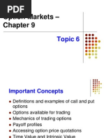 Topic 6 Option Market