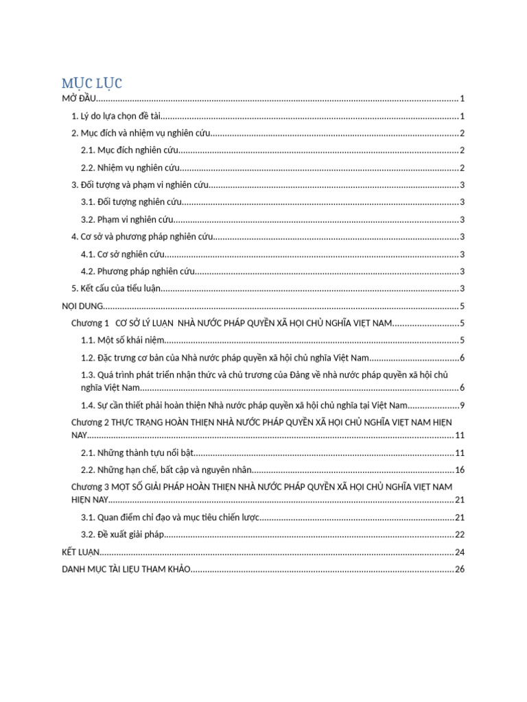 Muc Luc | PDF