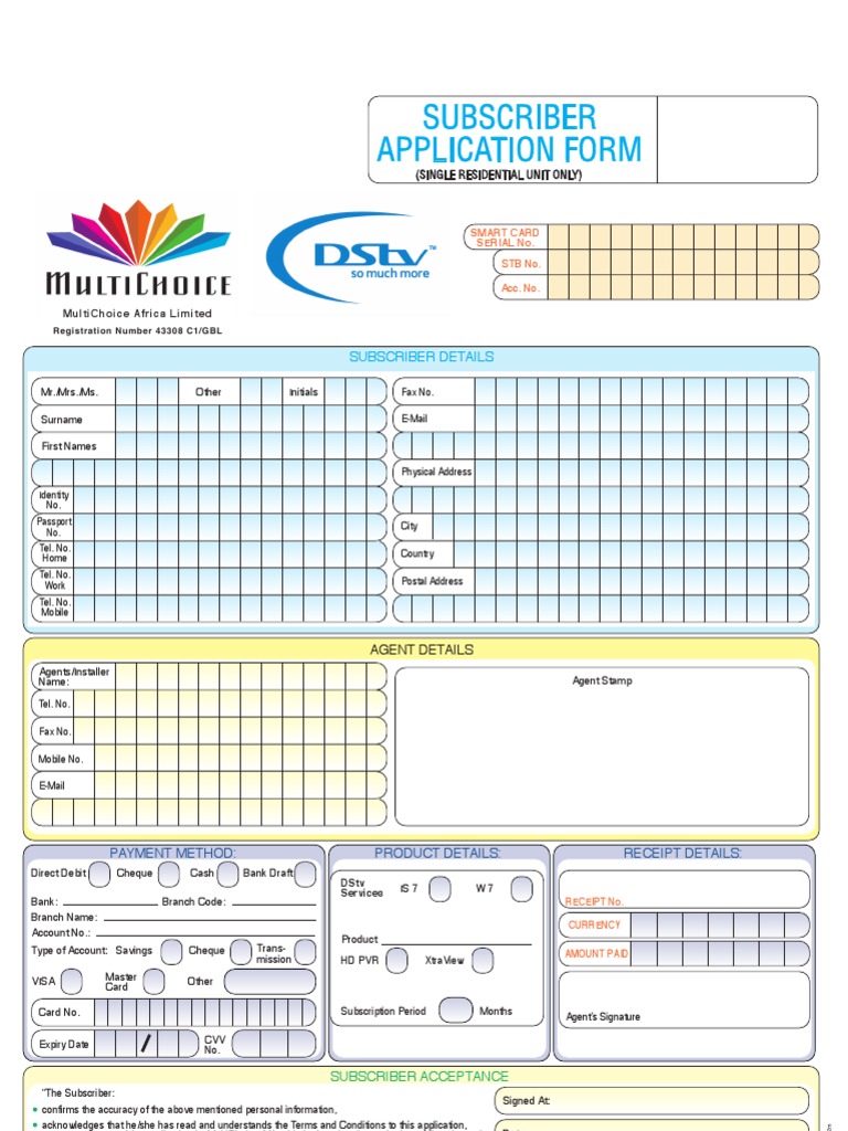 English DSTV Sub | PDF | Digital Video Recorder | Subscription Business ...