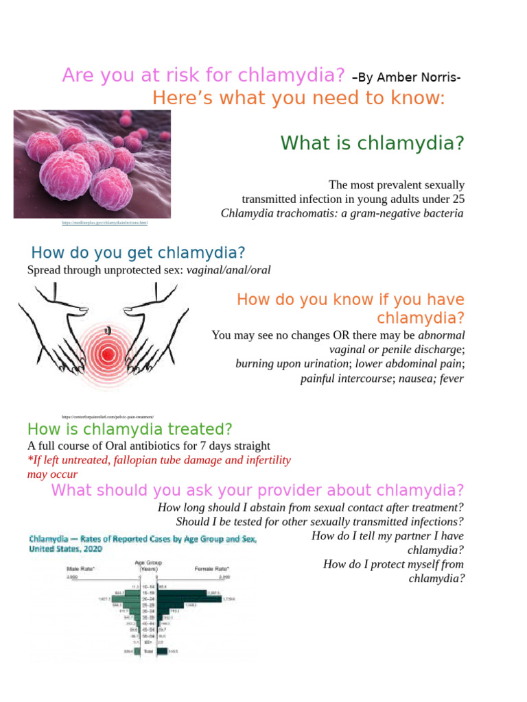 Chlamydia Risks and Treatment Guide | PDF | Sexual Intercourse | Urology