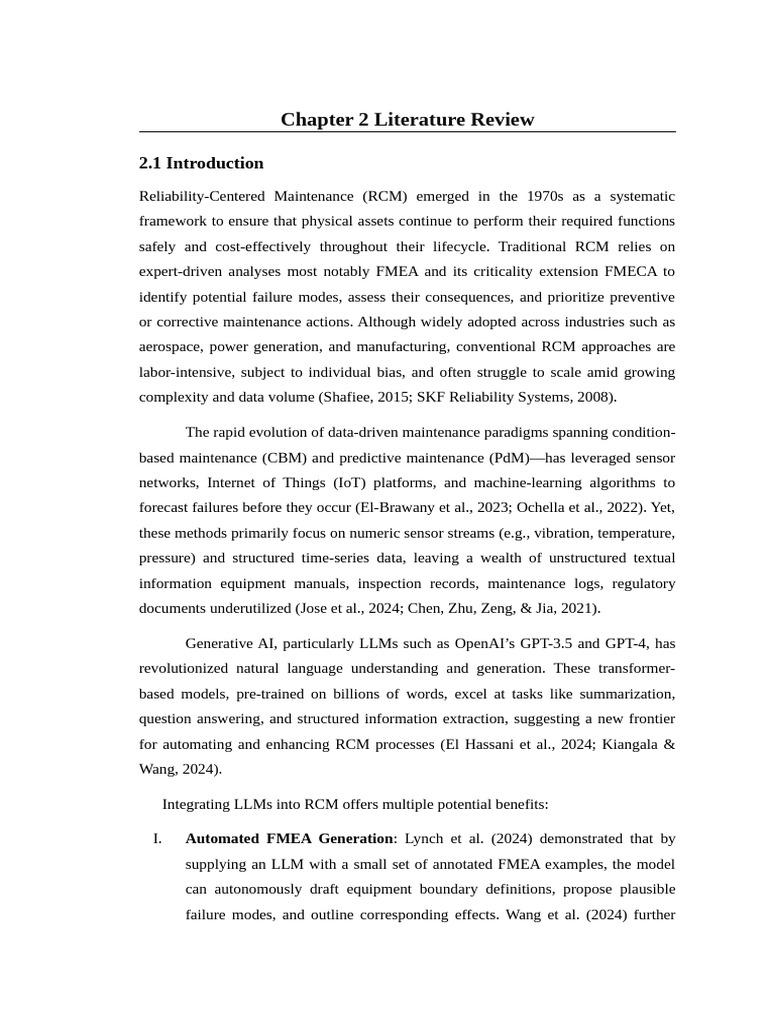 LLM Applications in Reliability-Centered Maintenance | PDF | Machine ...