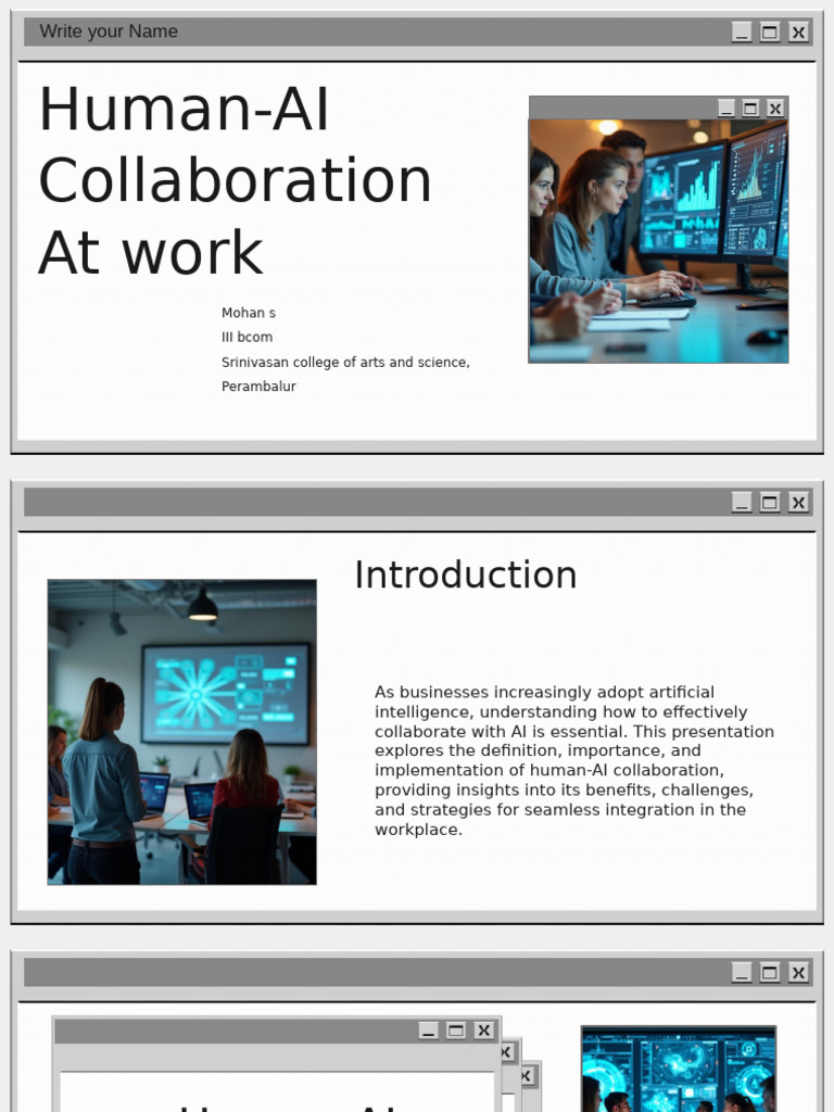 Human-AI Collaboration by Mohan.s | PDF | Artificial Intelligence ...
