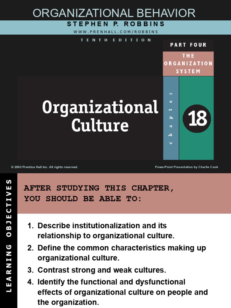 Understanding Organizational Culture | PDF | Organizational Culture ...