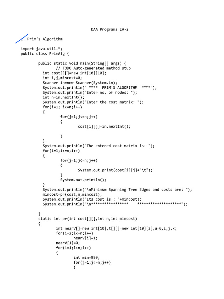DAA 2ndtest | PDF