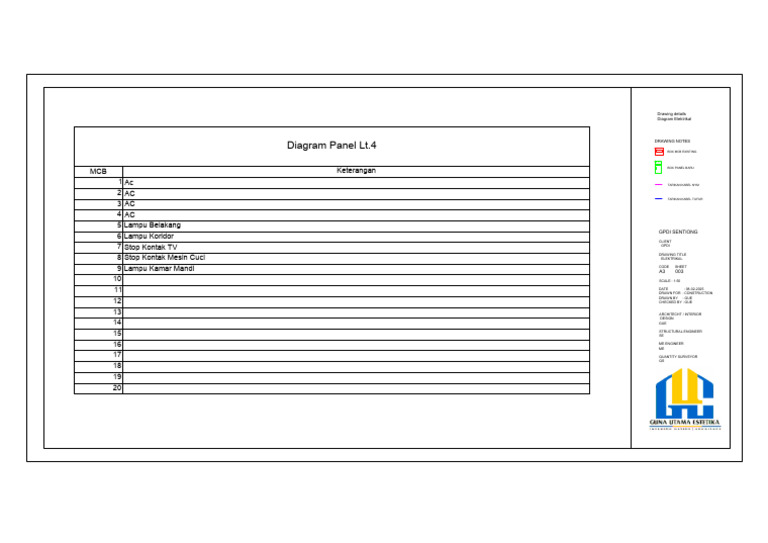 Electrical Drawing Locations | PDF