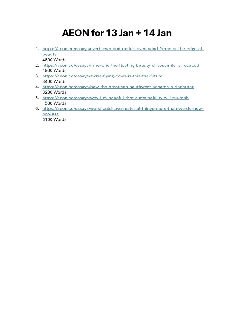 AEON For 13 Jan + 14 Jan | PDF