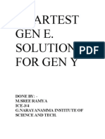 Smartest Gen e Solution for Gen y