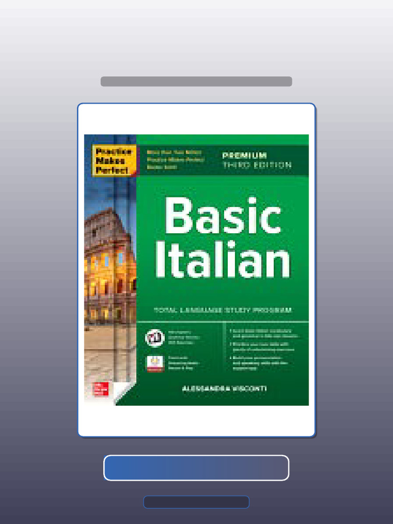 Practice Makes Perfect Basic Italian Premium 3rd Edition Alessandra ...