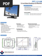 FPT121AB 121 Inch Touch Desktop LCD Monitor