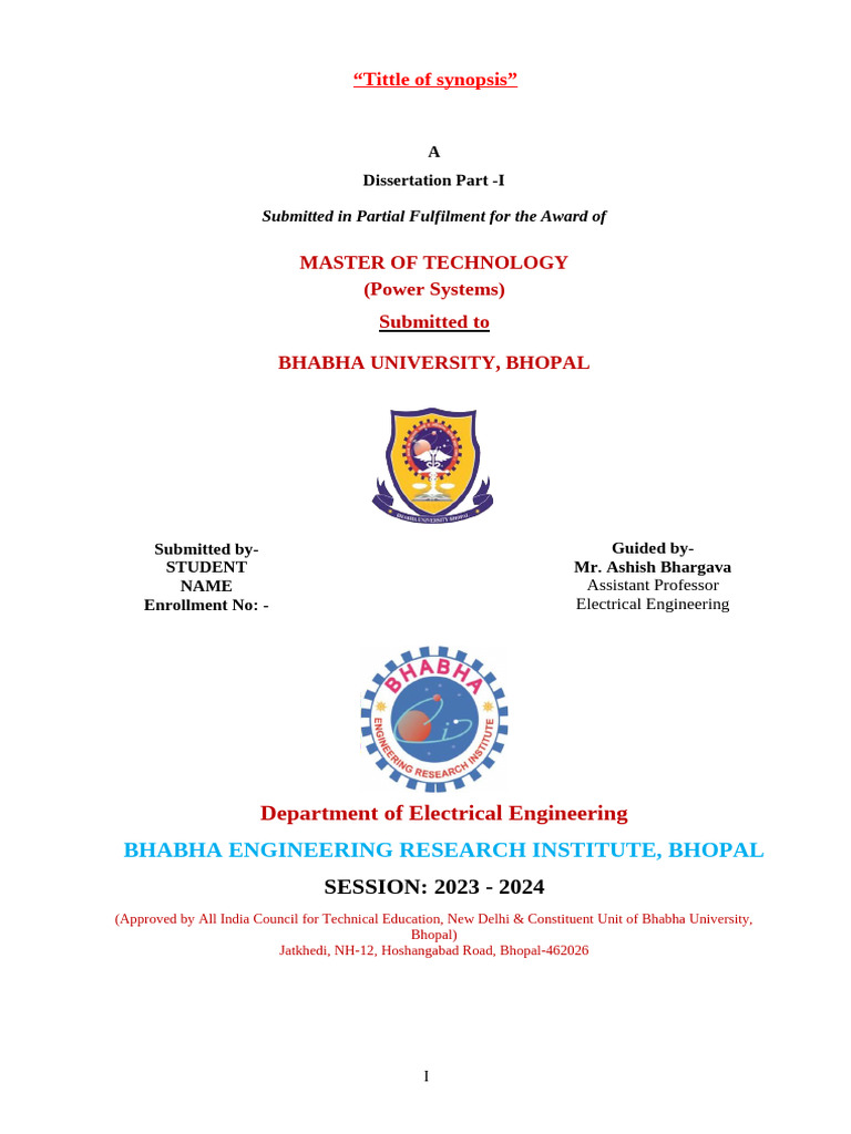 M.Tech Dissertation on Power Quality Systems | PDF | Electrical ...