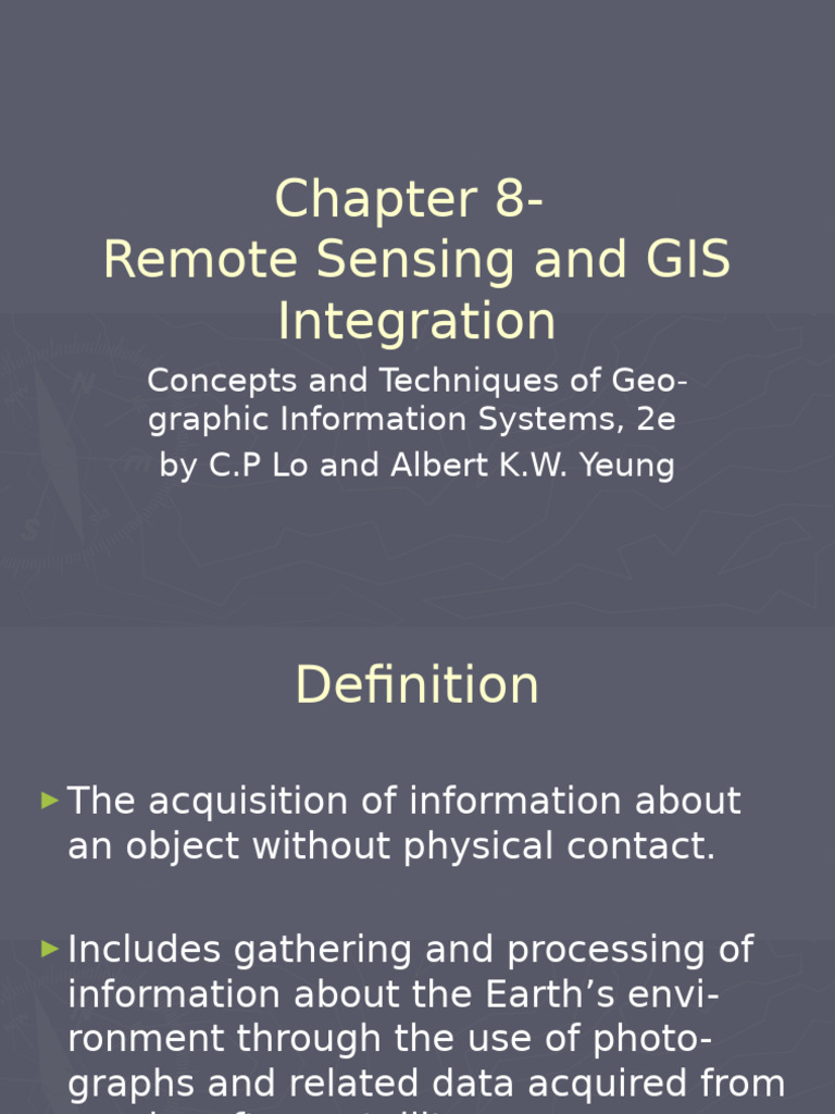Remote Sensing Note 1 | PDF | Image Resolution | Electromagnetic Radiation