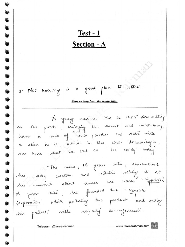 Essay Test 1 - Margi | PDF
