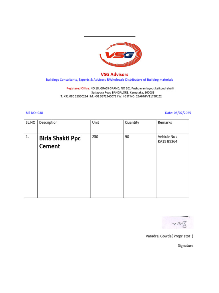 Loading Slip | PDF