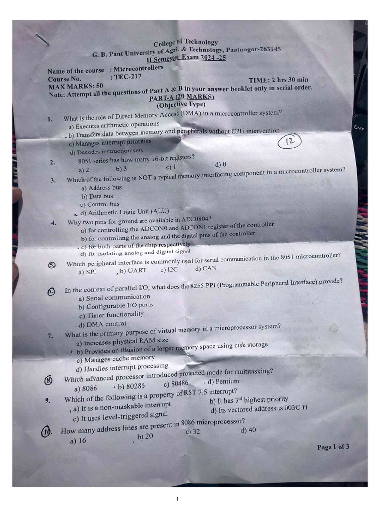 TEC 217 Final Exam Paper | PDF