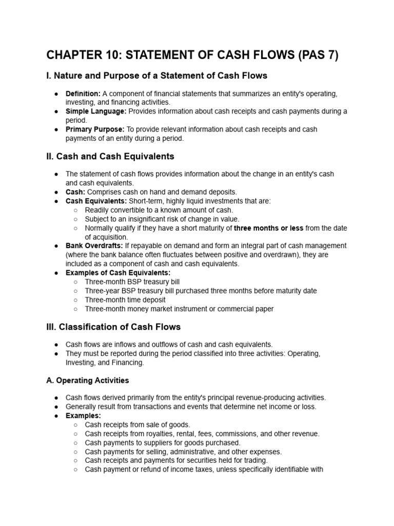 Understanding Cash Flow Statements | PDF | Equity (Finance) | Debt