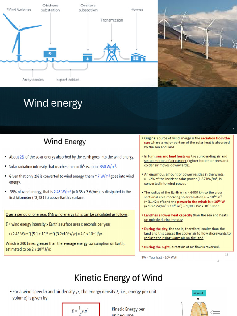 Wind Energy | PDF | Wind Power | Wind Turbine