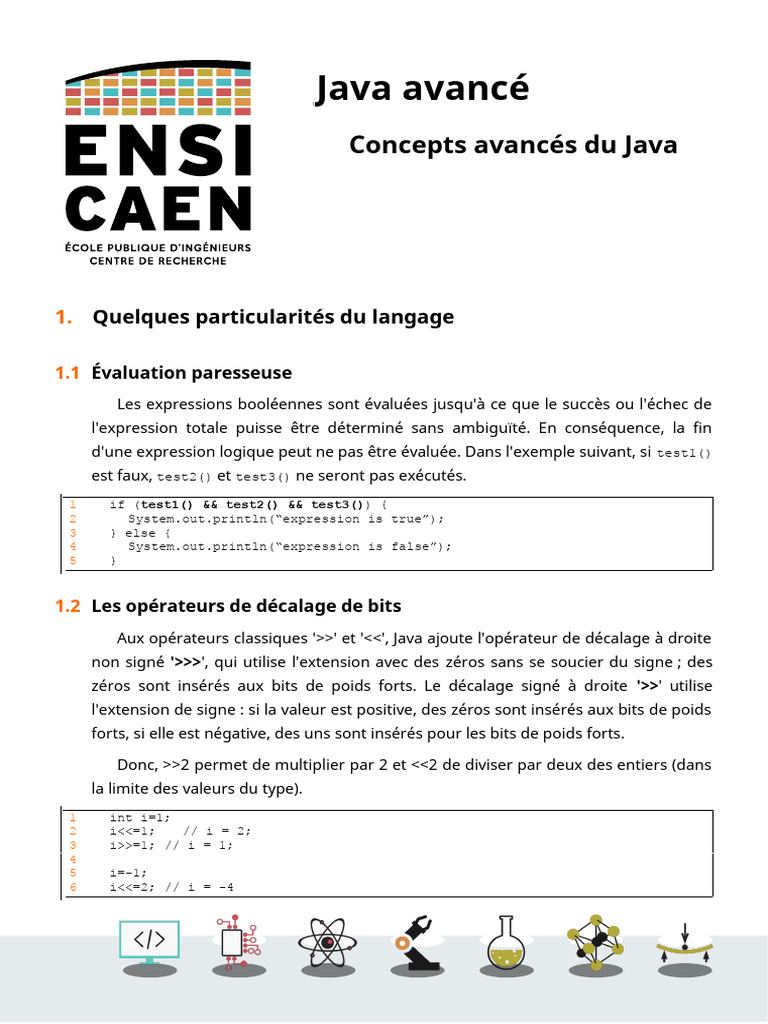 Concepts avancés en Java | PDF | Java (Langage de programmation ...