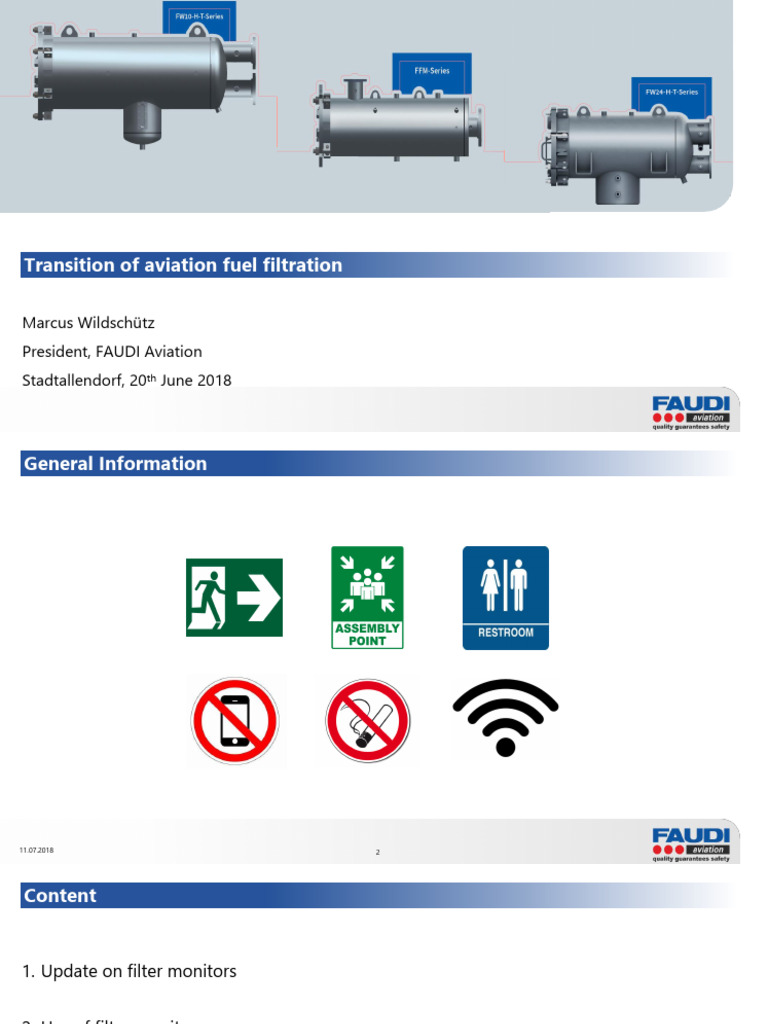 Aviation Fuel Filtration Transition Update | PDF | Filtration | Water