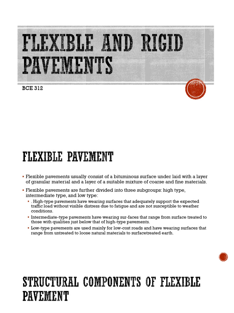 Flexible and Rigid Pavements | PDF | Concrete | Road Surface