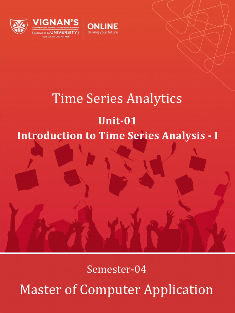 VO MCA S4 Time Series Analytics U1 | PDF | Time Series | Forecasting