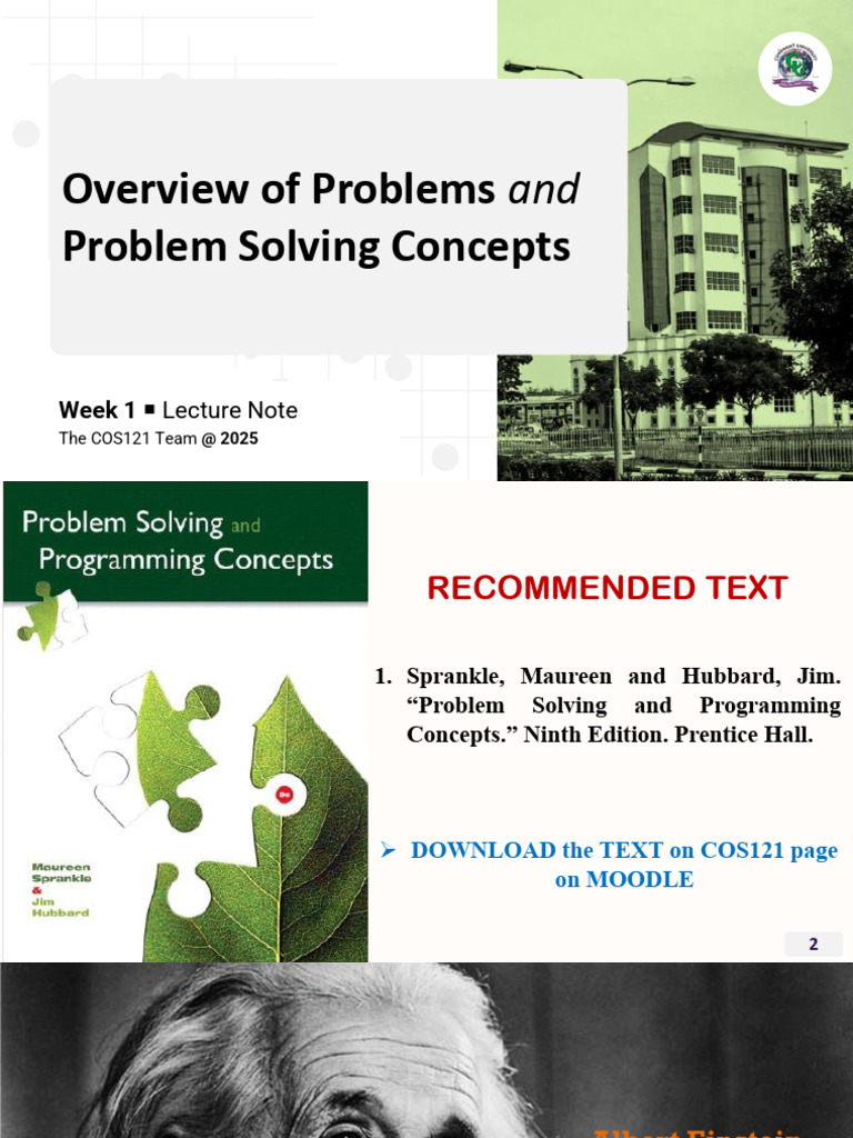 Problem Solving Concepts in Computing | PDF | Artificial Intelligence ...