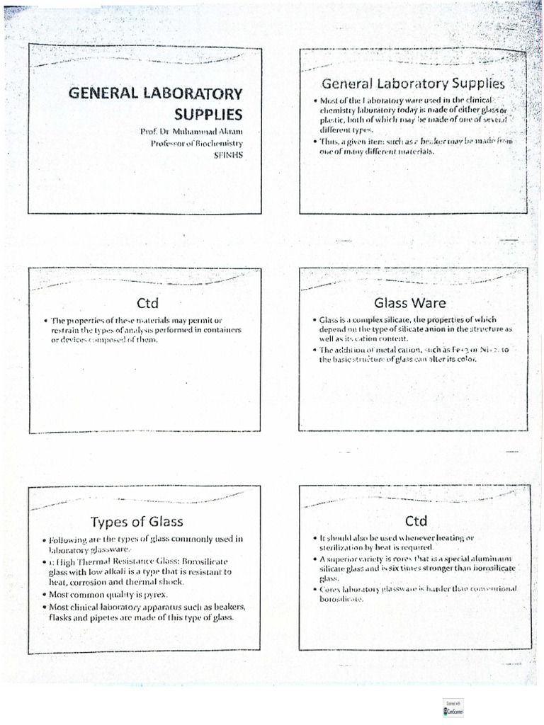 Basic Lab Instruments | PDF
