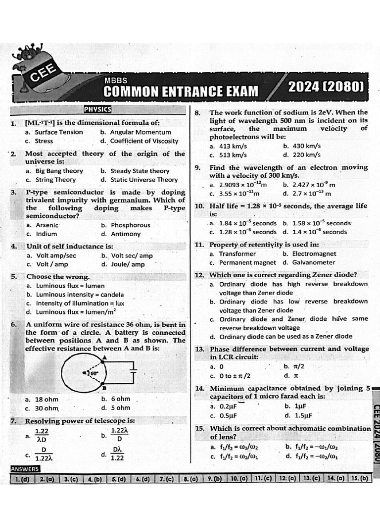 BDS 2024 CEE - Target of 200 CEE | PDF