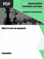Understanding Standard Form Arguments | PDF | Argument | Reason