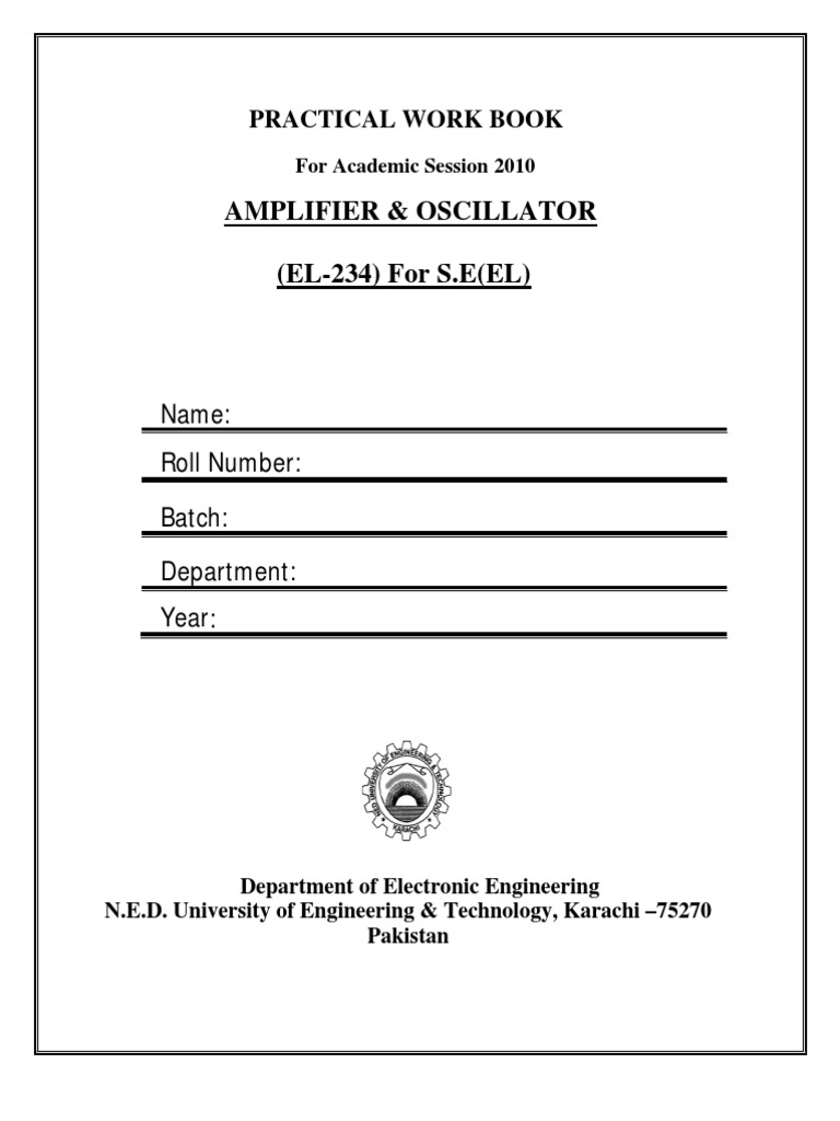 Amplifiers and Oscillators PDF Amplifier Capacitor
