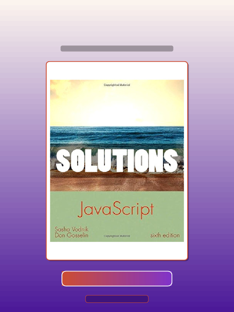 Solutions JavaScript The Web Warrior Series 6 Ed Vodnik Ebook and ...