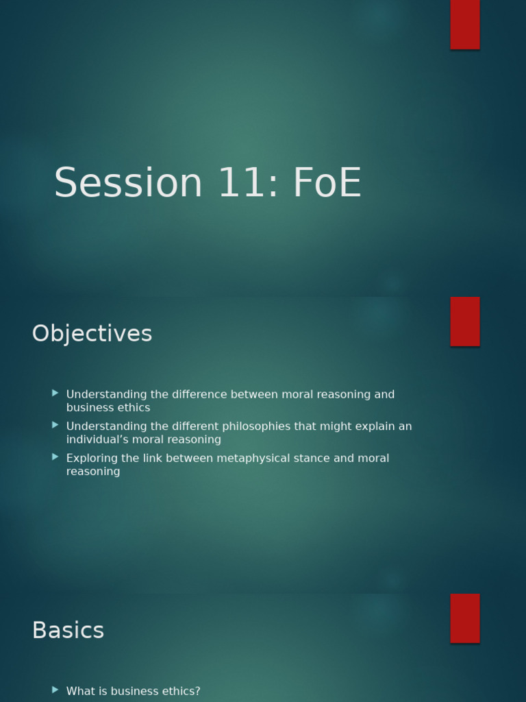 Session11 FoE | PDF