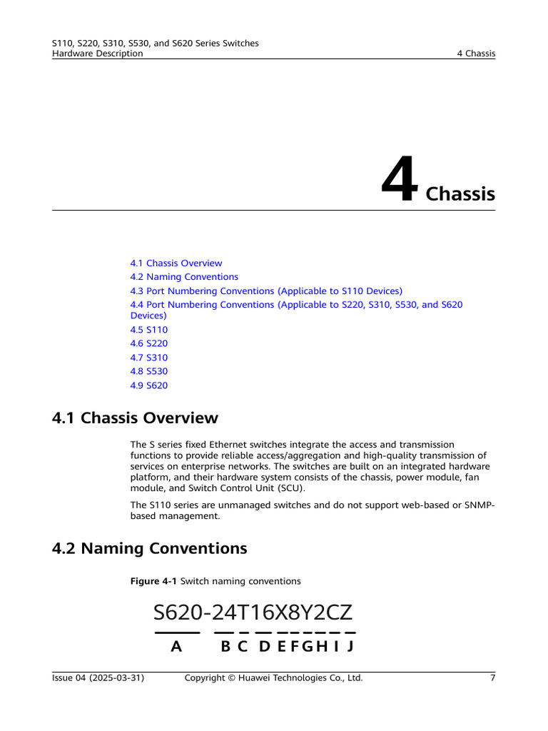 S Series Switches Chassis Overview | PDF | Network Switch | Information ...
