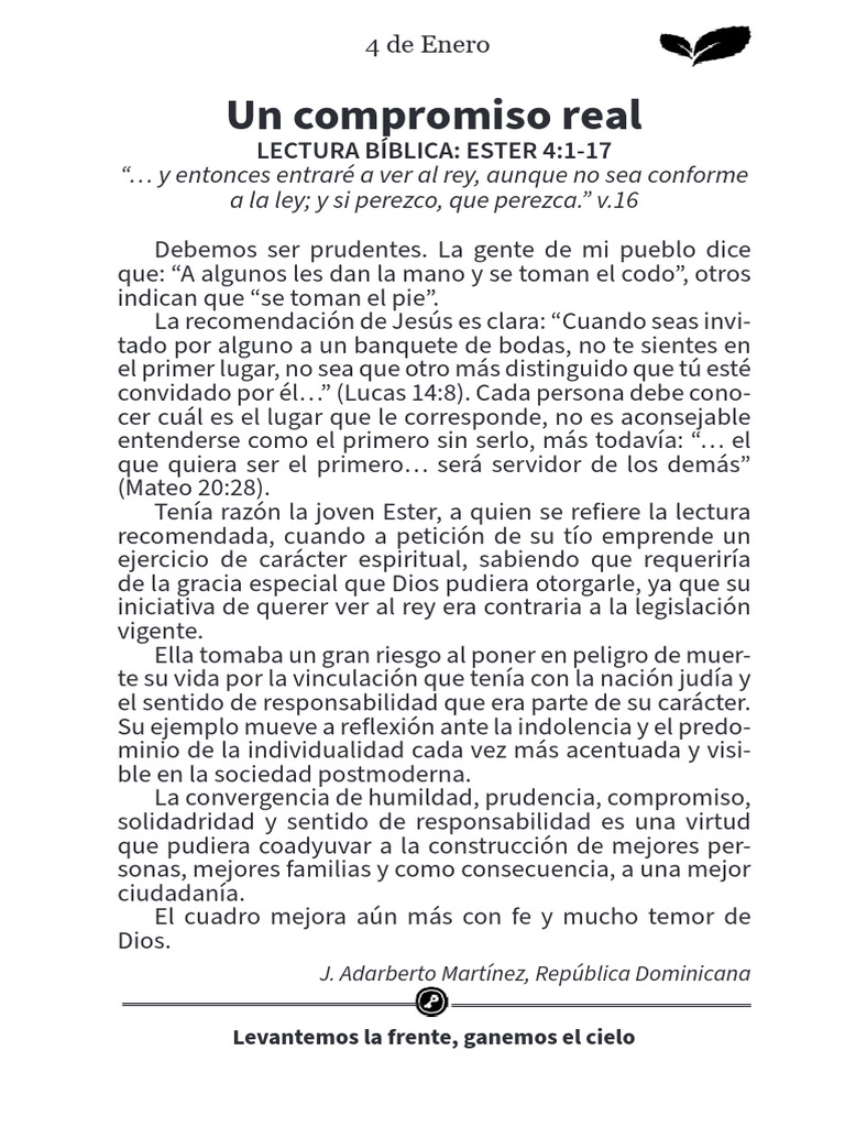 Un Compromiso Real | PDF