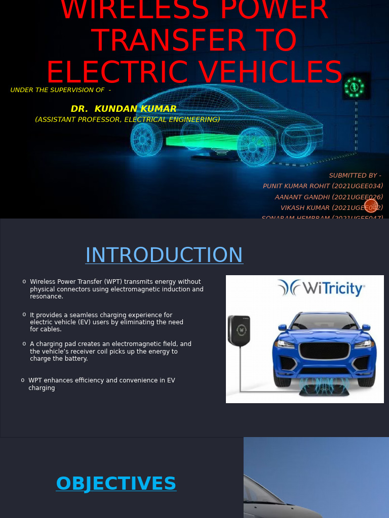 Wireless Charging for Electric Vehicles | PDF | Inductor | Power Inverter