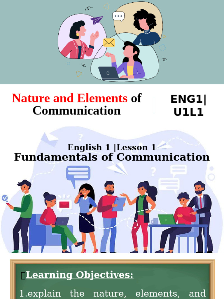 E1U1L120 20Fundamentals20of20Communication | PDF | Communication ...