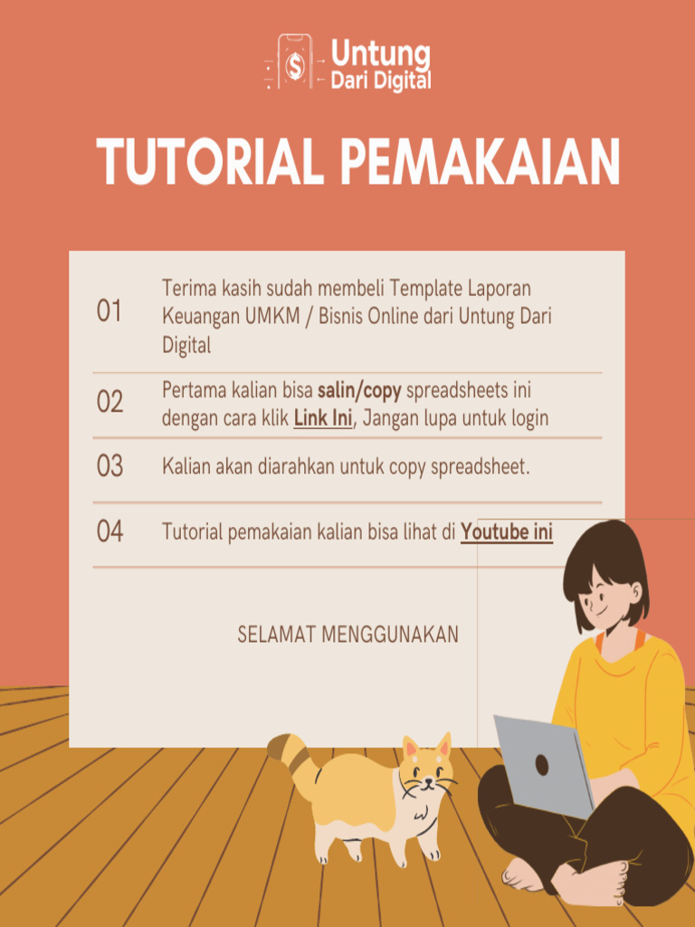 Wajib Baca Dulu Tutorial Pemakaian | PDF