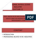 2 - Lecture 2 - Professional in Re Industry
