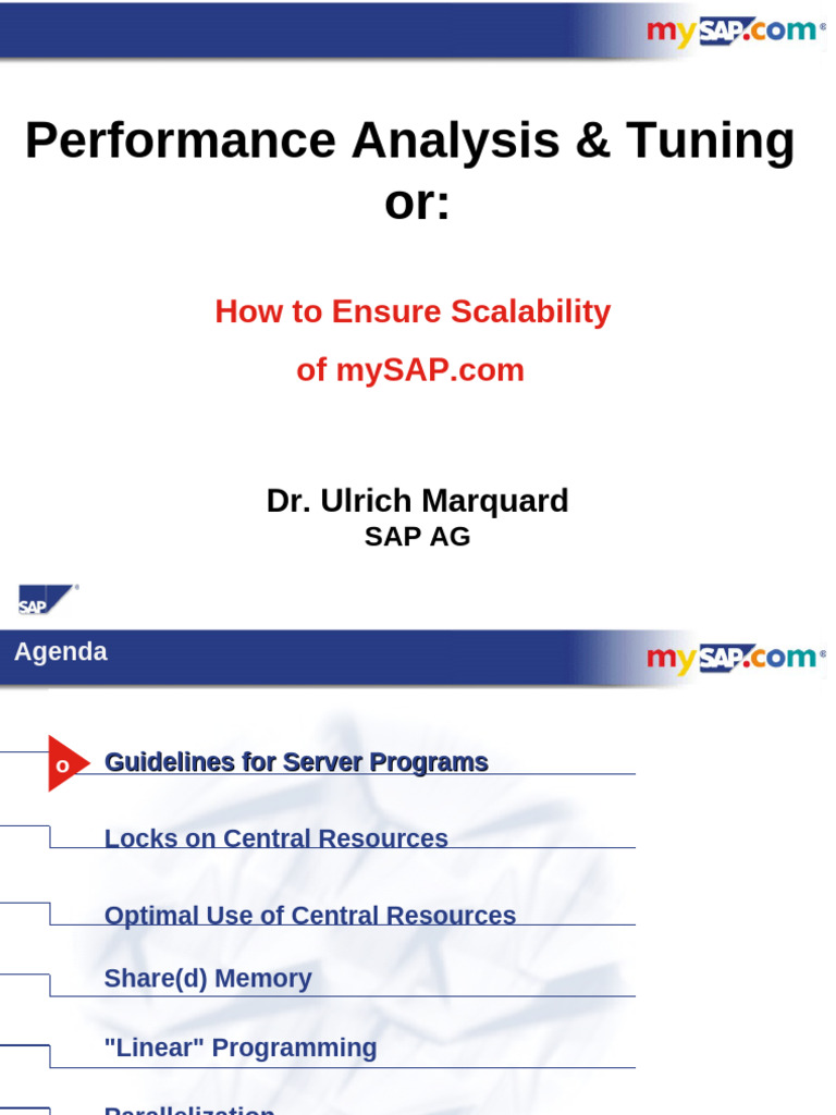 Performance Analysis | PDF | Databases | Parallel Computing