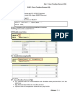 Prakdb2bab1 - Dasar SQL