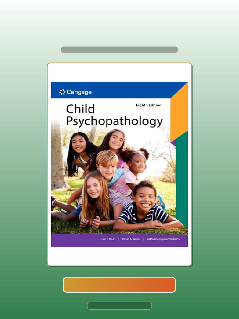 Child Psychopathology 8th Edition Mash Solution Manual Unlocked Test ...