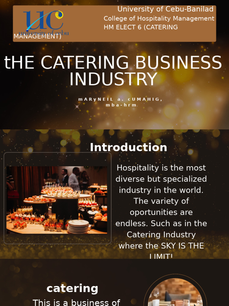 History of Catering Services | PDF | Foodservice | Transport