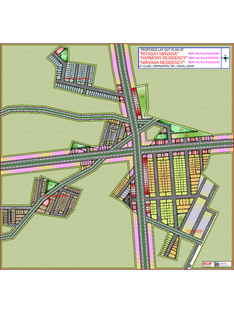 Proposed Layout Plan for Riyasat Nirvana | PDF | Chess Theory | Chess ...