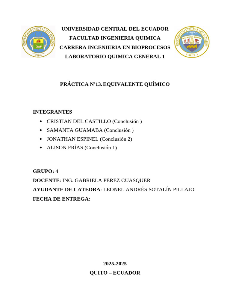Eqq Informe 13-4 | PDF | Gases | Medición
