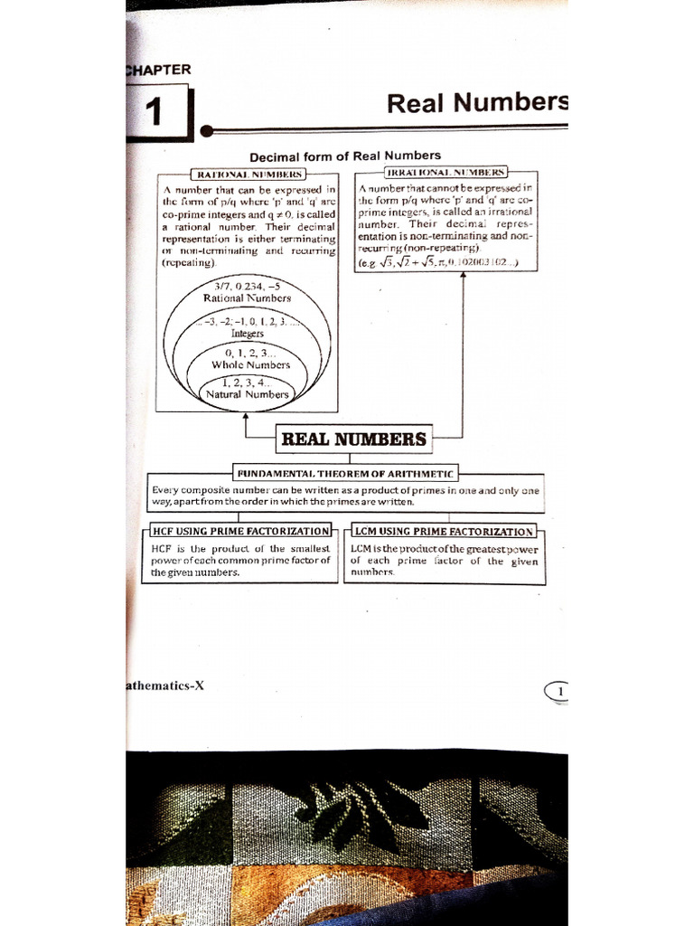 Chapter 1 (Real Numbers) . | PDF