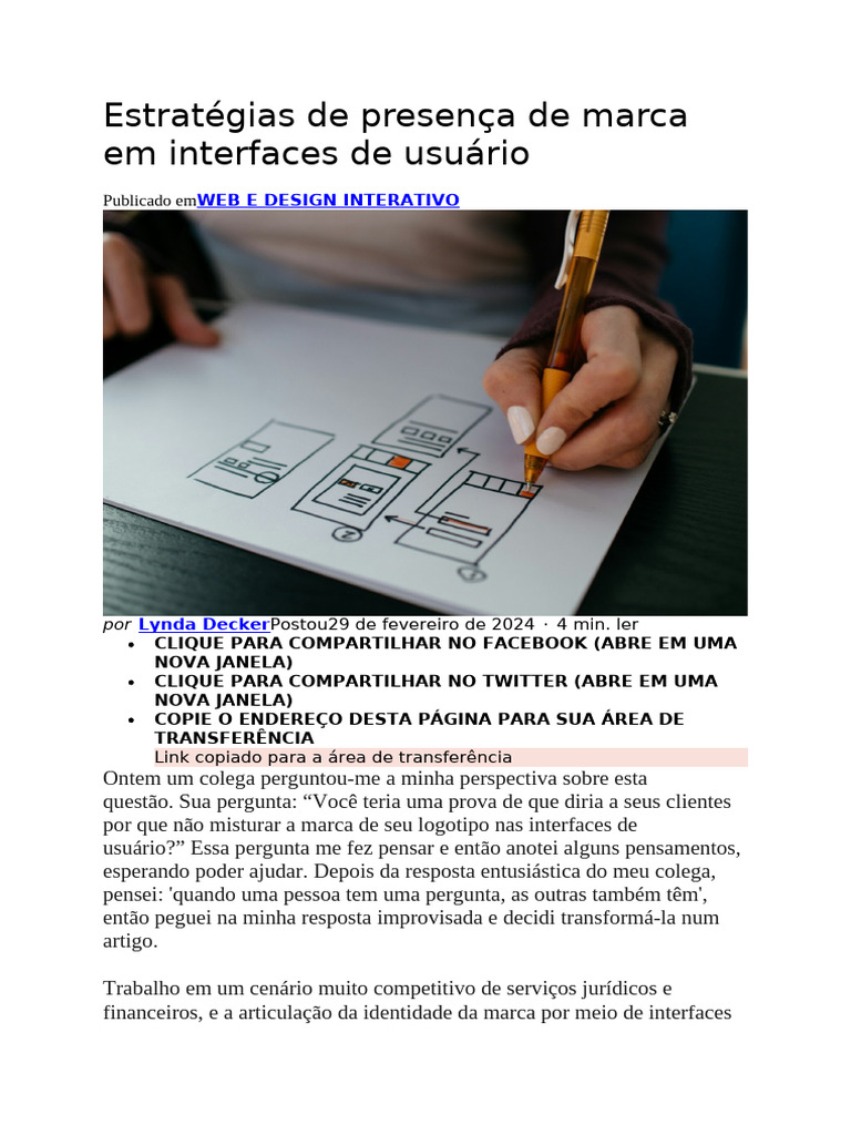 Branding Estratégico em UI Design | PDF | Gestão de marcas | Marca
