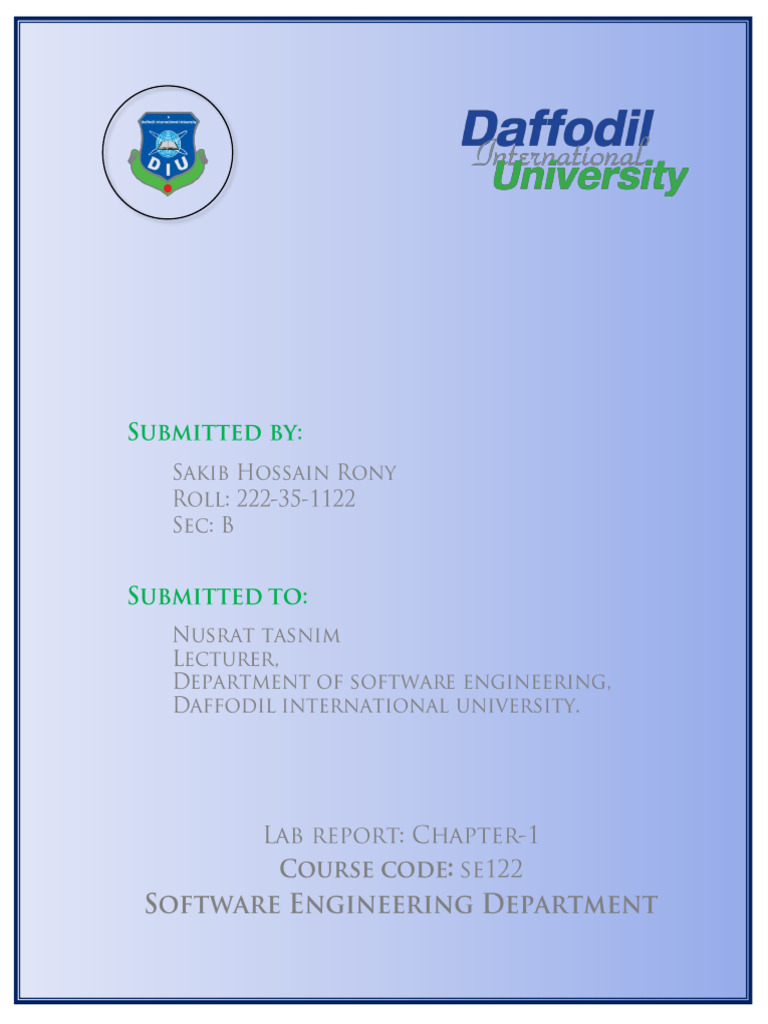 Software Engineering Lab Report: Basics | PDF